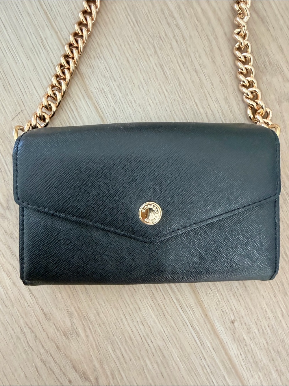 Michal Kors Mini Crossbody Bag with Gold Chain